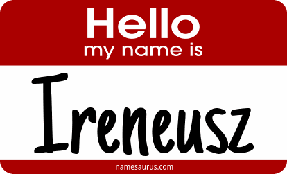 Hello my name is Ireneusz png download