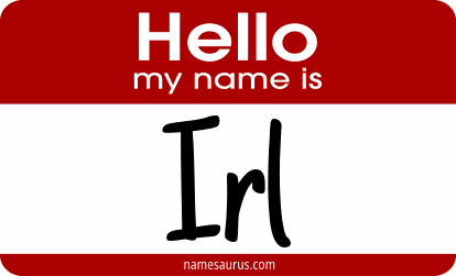 Hello my name is Irl png download