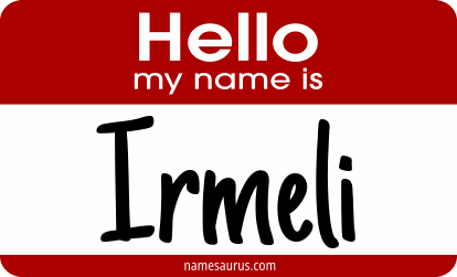 Hello my name is Irmeli png download