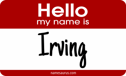Hello my name is Irving png download