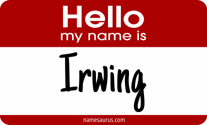 Hello my name is Irwing png download