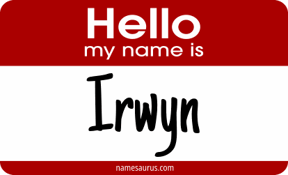 Hello my name is Irwyn png download