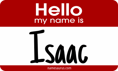 Hello my name is Isaac png download