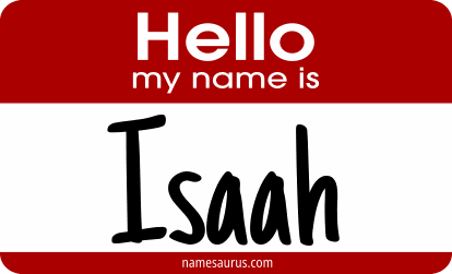 Hello my name is Isaah png download