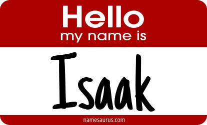 Hello my name is Isaak png download
