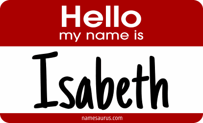 Hello my name is Isabeth png download