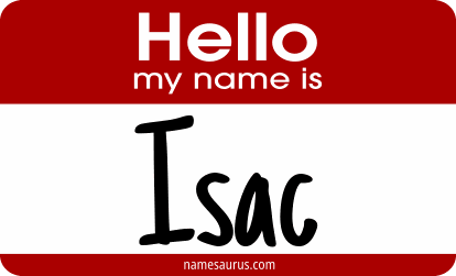 Hello my name is Isac png download