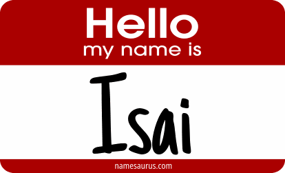 Hello my name is Isai png download