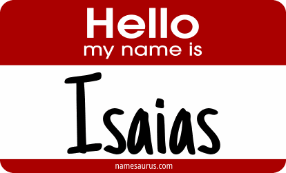 Hello my name is Isaias png download