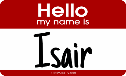 Hello my name is Isair png download
