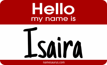 Hello my name is Isaira png download