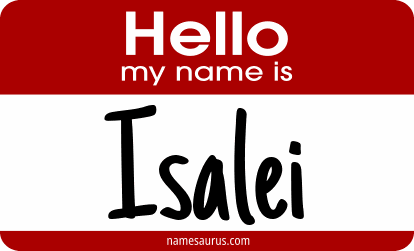 Hello my name is Isalei png download