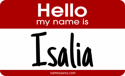 Hello my name is Isalia png download