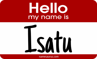 Hello my name is Isatu png download