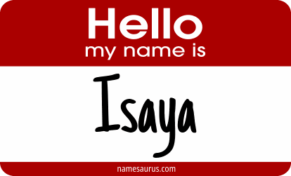 Hello my name is Isaya png download