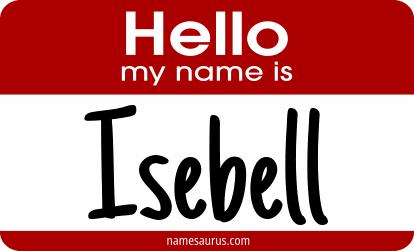 Hello my name is Isebell png download