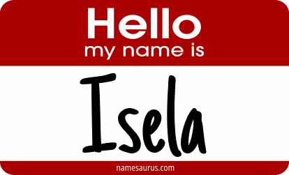 Hello my name is Isela png download