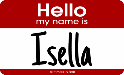 Hello my name is Isella png download