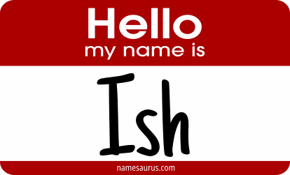 Hello my name is Ish png download