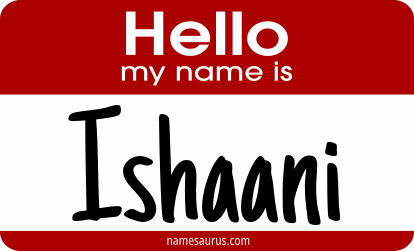 Hello my name is Ishaani png download