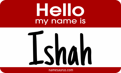 Hello my name is Ishah png download