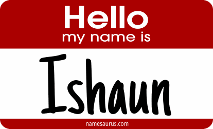Hello my name is Ishaun png download