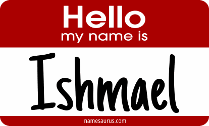 Hello my name is Ishmael png download