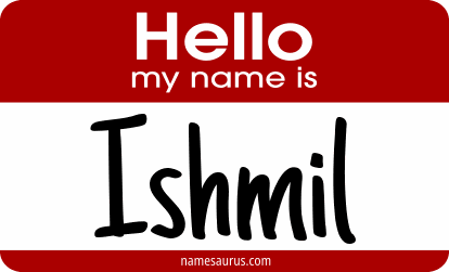 Hello my name is Ishmil png download