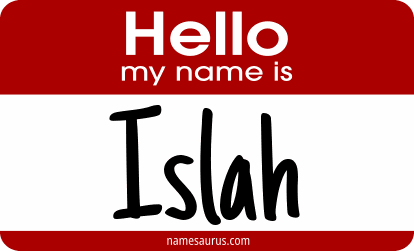 Hello my name is Islah png download