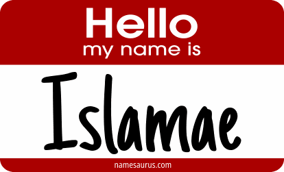 Hello my name is Islamae png download
