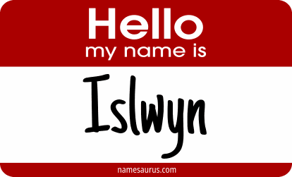 Hello my name is Islwyn png download