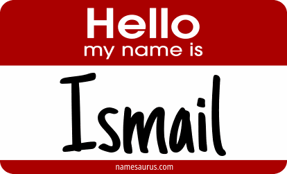 Hello my name is Ismail png download