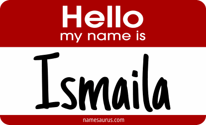 Hello my name is Ismaila png download