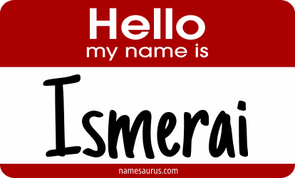 Hello my name is Ismerai png download