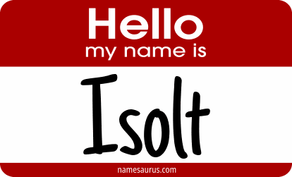 Hello my name is Isolt png download