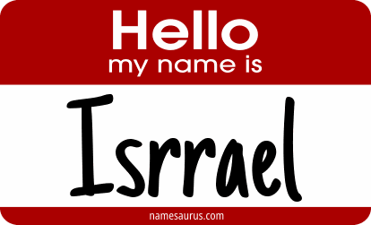 Hello my name is Isrrael png download