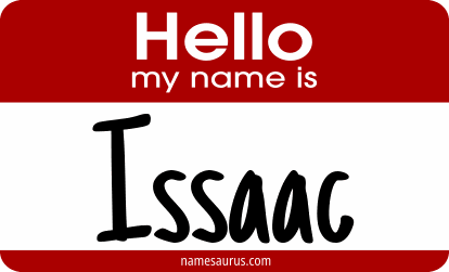 Hello my name is Issaac png download