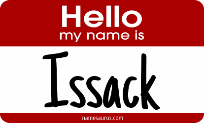 Hello my name is Issack png download