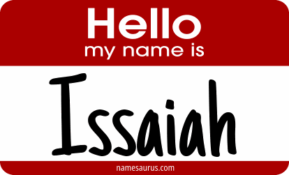 Hello my name is Issaiah png download