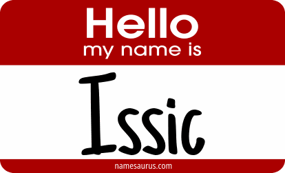 Hello my name is Issic png download