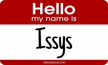 Hello my name is Issys png download