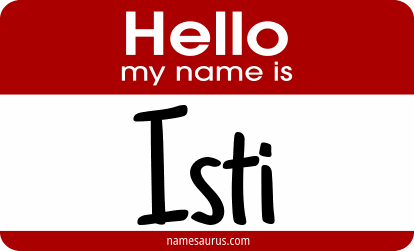 Hello my name is Isti png download