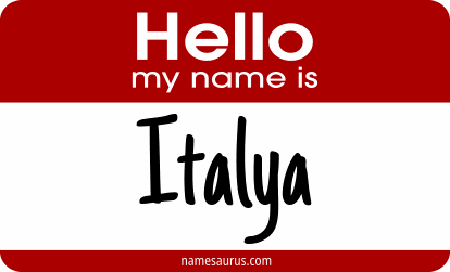 Hello my name is Italya png download