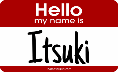 Hello my name is Itsuki png download