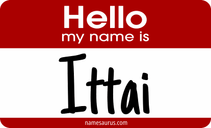 Hello my name is Ittai png download