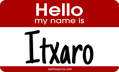 Hello my name is Itxaro png download