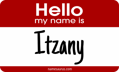 Hello my name is Itzany png download