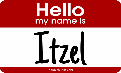 Hello my name is Itzel png download