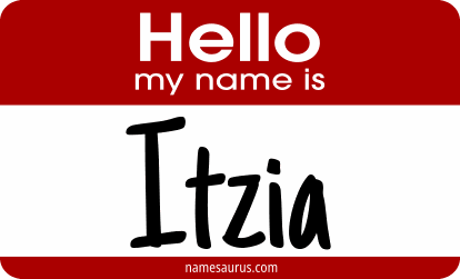 Hello my name is Itzia png download