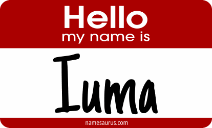 Hello my name is Iuma png download